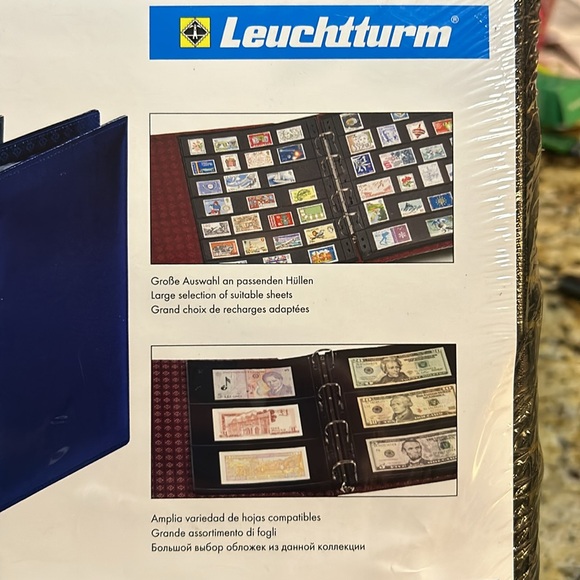 Lighthouse Ringbinder Vario‎ Classic 4-ring binder & case for stamp collection - Picture 6 of 7